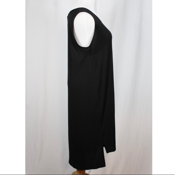 Eileen Fisher Little Black Dress, Silk Basics Dress, Sz L,   Spring Formal - Picture 7 of 7